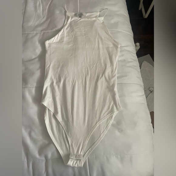 Gaze cream bodysuit close to white - Picture 1 of 2